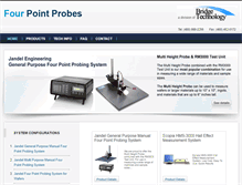 Tablet Screenshot of four-point-probes.com